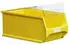 Proregal SparSet 10 x Gelbe Sichtlagerbox 4.0 Mit Abdeckung HxBxT 15 x 20 x 35 cm 7,2 Liter Sichtlagerbehälter Sichtlagerkasten