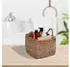 Relaxdays 3-tlg. Aufbewahrungskorb Set aus Seegras Braun