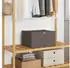 vidaXL Aufbewahrungsbox Grau 43 x 34 x 23 cm Vliesstoff