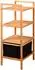 Kesper Badregal mit Korb, Bambus, FSC, 44x93,5x33cm (19438)
