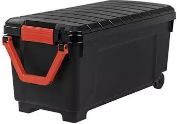 EDM Explorer Box Aufbewahrungsbox 170l mit Rollen und Griff (75080)