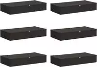 vidaXL Aufbewahrungsbox 6 stk. Vliesstoff 90 x 48 x 15 cm 64,8 L