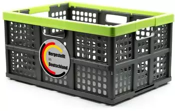 BigDean Klappbox Faltbar Extra Gro&szlig; und Extrem Stabil Klappkorb Ideal f&uuml;r Eink&auml;ufe und Transport