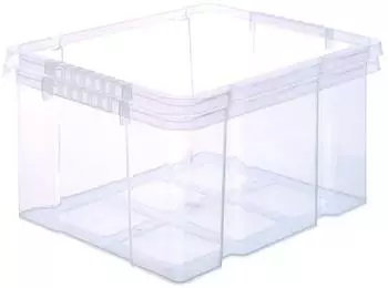 BigDean 2x Stabile Kunststoffbox Eurobox Dreh Stapelbar 44 x 35 x 24cm Passt in Kastenregale