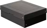 Falken 5x PURE Box Black DIN A4, F&uuml;llh&ouml;he 100 mm schwarz - Schwarz - 22001704F