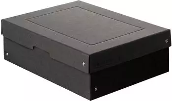 Falken Archiv-Box &raquo;PURE Box Black DIN A4 100mm&laquo; 5 St&uuml;ck schwarz 24x10x32 cm