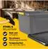 Monzana Aufbewahrungsbox mit Deckel 32L, 40kg, BPA-frei (997697)