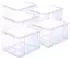 BigDean 5x Stabile Kunststoffbox ohne Deckel Eurobox Dreh Stapelbar 44x35x24cm Passt in Kastenregale