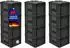 Proregal Supersparset 12x Eurobox Nextgen Portable HxBxT 33,5x30x40cm 30 Liter Schwarz Eurobehälter Transportbox Transportbehälter