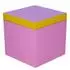 Gift Company Aufbewahrungsbox MDF Neo 13x13x13cm bunt - - lila/gelb/rosa