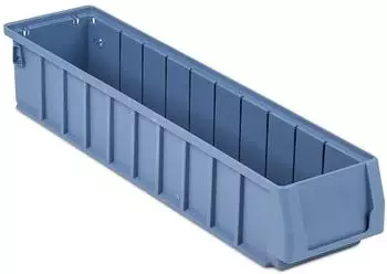 Proregal Regalkasten 500 SN Mit Etikett und Schutzhaube HxBxT 9 x 11,7 x 50 cm 3,5 Liter Sichtlagerkasten Sortimentskasten Sortimentsbox Kleinteilebox