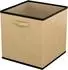 Intirilife Faltbare Stoffbox ohne Deckel, beige, 6er-Set (IL-100618)