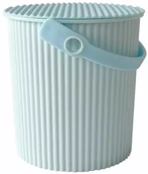 Hachiman Omnioutil Baby Eimer mit Deckel 0,7L, hellblau