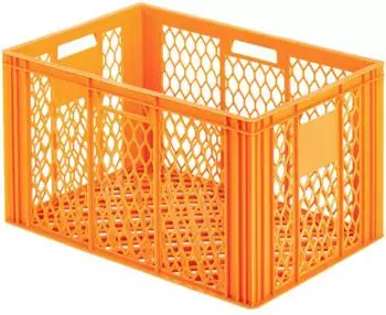 Alutec Eurobox B&auml;ckerkiste 64L lebensmittelecht, orange (75092)