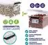 Deuba Aufbewahrungsbox mit Deckel, 40L, transparent, stapelbar, 6er-Set (997682)