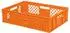BRB Stapelkörbe/Bäckerkisten 600x400mm, 4 Größen, orange, 12er-Set (75587)