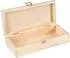Creative Deco Holzkiste mit Deckel und Verschluss, 24x10,5x5,7cm