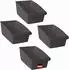 Novaliv Suppentütenbox 4er-Set Schubladen-Organizer Küche 25x12cm weiß (30550-4x)