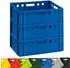 Buri Eurofleischerkiste E2 blau, 60x40x20cm, 3er-Set (E2)