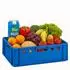 Buri Eurofleischerkiste E2 blau, 60x40x20cm, 3er-Set (E2)