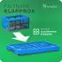 Novaliv Klappbox 45L blau, 10er-Set (30632-10x)