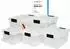 Novaliv Aufbewahrungsboxen mit Deckel, 5L, transparent, stapelbar, BPA-frei, 5er-Set (30530+5xTRA)