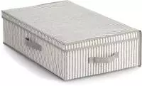 Zeller Present Aufbewahrungsbox "Stripes" Vlies, beige