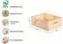 Astigarraga Stapelbare Aufbewahrungsbox aus Kiefernholz 40x30x14cm 12,4l (CBS403014)