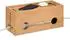 Relaxdays Kabelbox Bambus, hellbraun, 34,5x14x14cm