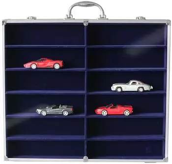Safe Sammel-Vitrine "Maxi" Aluminium 12 F&auml;cher (5775)