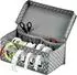 Zeller Geschenkband-Organizer grau/weiß 29,0 x 15,0 x 12,0 cm (14664)