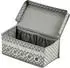 Zeller Geschenkband-Organizer grau/weiß 29,0 x 15,0 x 12,0 cm (14664)