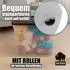 BigDean Budget Line Aufbewahrungsbox mit Deckel und Rollen 80L, 3er-Set (1003101)