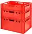 Kingpower Fleischkisten-Set E1/E2/E3 stapelbar, lebensmittelecht, rot