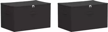 vidaXL Aufbewahrungsbox 2 Stk. Vliesstoff 60 x 43 x 35 cm 90,3 L