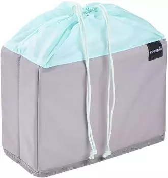 keeeper nea Faltbare Obst- und Gem&uuml;sebox 9L grau/aquamarine (1229562400000)