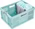 keeeper nea Faltbare Obst- und Gemüsebox 9L grau/aquamarine (1229562400000)