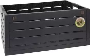 Excellent Houseware Klappbox 60L, 60x39x27,5cm, schwarz (Y54630390)