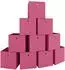 VCM Boxas 10er Set Faltbox 28x27x27cm, pink