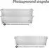 BigDean Unterbett-Aufbewahrungsbox luftdicht mit Rollen 32L, 4er-Set (1000012)
