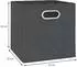 VICCO Faltbox anthrazit 30x30cm, 4er Set (29297)