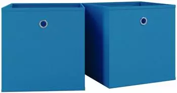 VCM Boxas Faltbox 2er-Set, 27x28x27cm, blau