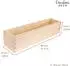 Creative Deco Holzkiste ohne Deckel, Kiefernholz, 40x10x9cm