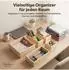 Creative Deco Holzkiste ohne Deckel, Kiefernholz, 40x10x9cm