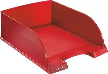 Leitz Ablagekorb Plus Jumbo 5233 DIN A4 4 St&uuml;ck rot