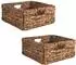 Idimex Lanzi Aufbewahrungskorb Wasserhyazinthe, 2er-Set, 32x15x32cm (800001114735)
