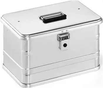 Jungheinrich Aluminiumbox mit Klapphebelverschl&uuml;ssen mit Bohrungen L432xB335xH275mm 29 l