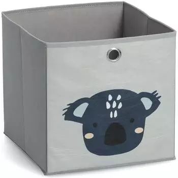 Zeller Aufbewahrungsbox "Koala" Vliesstoff, grau, 28x28x28cm (14425)