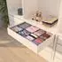 LuxusKollektion ORLISA Schubladen-Organizer, faltbar, Stoff, 8er-Set