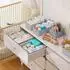 LuxusKollektion Schubladen-Organizer, Stoff, faltbar, 15-teilig, beige